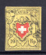 SCHWEIZ, 1850 Rayon II Gelb, Gestempelt - 1843-1852 Federal & Cantonal Stamps