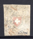 SCHWEIZ, 1850 Rayon II Gelb, Gestempelt - 1843-1852 Poste Federali E Cantonali