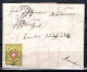 SCHWEIZ, 1850 Rayon II Gelb, Auf Brief - 1843-1852 Timbres Cantonaux Et  Fédéraux