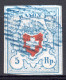 SCHWEIZ, 1851 Rayon I Hellblau, Gestempelt - 1843-1852 Federal & Cantonal Stamps