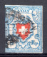 SCHWEIZ, 1851 Rayon I Hellblau, Gestempelt - 1843-1852 Poste Federali E Cantonali