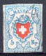 SCHWEIZ, 1851 Rayon I Hellblau, Gestempelt - 1843-1852 Poste Federali E Cantonali