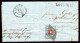 SCHWEIZ, 1851 Rayon I Hellblau, Auf Brief - 1843-1852 Federal & Cantonal Stamps