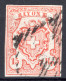 SCHWEIZ, 1852 Rayon III Nr. 18, Ziegelrot, Gestempelt - 1843-1852 Poste Federali E Cantonali