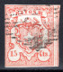 SCHWEIZ, 1852 Rayon III Nr. 19, Ziegelrot, Gestempelt - 1843-1852 Poste Federali E Cantonali