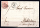 SCHWEIZ, 1852 Rayon III Nr. 20, Ziegelrot, Auf Brief - 1843-1852 Federale & Kantonnale Postzegels