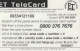 PREPAID PHONE CARD REGNO UNITO (CK2613 - BT Kaarten Voor Hele Wereld (Vooraf Betaald)