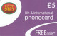 PREPAID PHONE CARD REGNO UNITO (CK3771 - BT Kaarten Voor Hele Wereld (Vooraf Betaald)