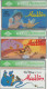 PHONE CARD SERIE 3 SCHEDE REGNO UNITO ALADDIN -LANDIS (CK7325 - BT Emissioni Pubblicitarie