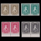 HAITI AIR POST STAMPS.1942.SET 4.SCOTT C14-C16/C18.MNH.BLQ2 - Haïti