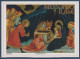 Meilleurs Vœux Flamme De Monaco Naissance Princière 11.12.14 Reprise Visuel Du Timbre N°2947 Adoration Des Mages - Postmarks