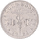 Monnaie, Belgique, 50 Centimes, 1923, TB+, Nickel - 50 Cent