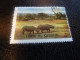 Umm Al Qiwain - Animaux En Voie De Disparition - Rhinocéros - Val 1 Riyal - Air Mail - Oblitéré - Année 1972 - - Rhinocéros