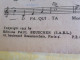 Partition Ancienne/ "PAQUITA "/Tino ROSSI/  Maurice VANDAIR/ Henri BOURTAIRE/ Paul Beuscher/1943    PART364 - Altri & Non Classificati