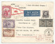 Congo Belge Premier Vol Belgique - Congo 1934 Raid Hansez Signature Du Pilote - Cartas & Documentos