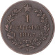 Monnaie, Italie, Vittorio Emanuele II, Centesimo, 1867, Milan, TTB, Cuivre - 1861-1878 : Victor Emmanuel II