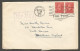 1936 Airmail Cover 6c Medallions Vancouver BC To England - Histoire Postale