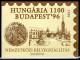1996 HUNGARY 1100 YEAR BUDAPEST EXHIBITION MILLECENTENARIUM 2x SOUVENIR SHEETS IN SPECIAL FOLDER MNH ** - Souvenirbögen