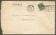 1927 Cover 2c Admiral Coil Muskoka Hospital Slogan Toronto Ontario OHMS - Postgeschiedenis