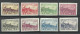 POLEN Poland 1919 Poczta Miejska * Fantasy Stamps Vignettes, 8 Colors - Sonstige & Ohne Zuordnung