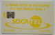 Central African Republic SOCATEL 20 Units - Logo Yellow - Centraal-Afrikaanse Republiek