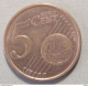 2002  -  GRECIA - MONETA IN EURO - DEL VALORE  DI  5  CENTESIMI - USATA - Greece