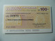 Miniassegno "BANCA POPOLARE DI MILANO LIT. 100" - [10] Cheques En Mini-cheques