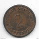 Empire 2 Pfennig 1874  A   Km 2    FR+ - 2 Pfennig