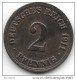 *empire 2 Pfennig 1911  A Km 16   Vf+ - 2 Pfennig