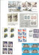 CANADA 4 Scans Lot Used Stamps With HVs Blocks Strips Etc In #111 Pcs +l.2 Souvenir Sheets And BL4 Blocks - Collections