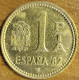 ESPAGNE 1 Peseta 1980 (*82) Espana '82 KM#816 SUP - 1 Peseta