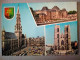 Cartolina Bruxelles 3  Vedute FG VG 1964 - Panoramic Views