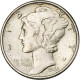 Monnaie, États-Unis, Mercury Dime, Dime, 1944, U.S. Mint, Philadelphie, TTB+ - 1916-1945: Mercury