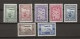 1933 MH Greece Mi 362-68 Very Lightly Mounted Mint - Unused Stamps