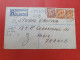 GB - Enveloppe En Recommandé De Southampton Pour Paris En 1934 - D 451 - Lettres & Documents