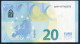 EURO 20  ITALIA SW S028  "19"  LAGARDE  UNC - 20 Euro