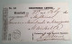 MALTA 1860 Rare REGISTERED LETTER Receipt Formular With Signature Of The Postmaster For A Letter To Marseille - Malta