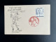 JAPAN NIPPON 1955 POSTCARD 10TH NATIONAL ATHLETIC MEET 30-10-1955 RUNNING SPORTS - Briefe U. Dokumente