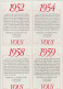 Millésimes Des Années 1928 à 1973 : Lot De 15 Cartes. - Sammlungen & Sammellose