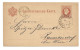 0152n: Altösterreichisches Gebiet Böhmen, Reichenberg Sudetenland- Postkarte 1882 Nach Rannersdorf Bei Wien - ...-1918 Prephilately