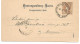 0152m: Altösterreichisches Gebiet Böhmen, Smichow Postkarte 1889 - ...-1918 Préphilatélie