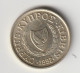 CYPRUS 1992: 1 Cent, KM 53.3 - Cyprus