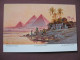 CPA EGYPTE Pyramides De Gizeh / ILLUSTRATEUR Friedrich Perlberg  PEINTURE AQUARELLE TABLEAU - Pirámides