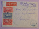 DF0  AEF  BELLE  LETTRE CURIOSITé 1950  BANGUI A PARIS  FRANCE  ++ AFF. INTERESSANT++ - Briefe U. Dokumente