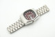 Watches : ZODIAC AUTOMATIC WITH RED CRYSTAL DIAL AND NSA BAND Ref. 352 378 - Original  - Running - Excelent Condition - Watches: Modern