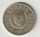 CYPRUS 1993: 2 Cents, KM 54.3 - Zypern