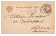 0152i: Altösterreichisches Gebiet Böhmen, Karolinenthal, Postkarte 1889 - Buste