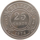 BELIZE 25 CENTS 1974 #s087 0615 - Belize