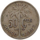 BELGIAN CONGO 50 CENTIMES 1927 #s087 0683 - 1910-1934: Albert I.