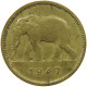 BELGIAN CONGO 2 FRANCS 1947 #s088 0759 - 1945-1951: Regency